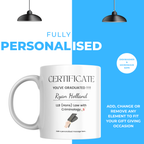 Graduation Certificate Mug – personalisation information