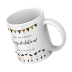 Graduation Congratulations Mug – angled view