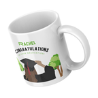 Graduation Mug – angled view