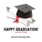 Graduation Mug – original flat artwork