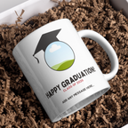 Graduation Photo Mug – gift presentation on paper packing