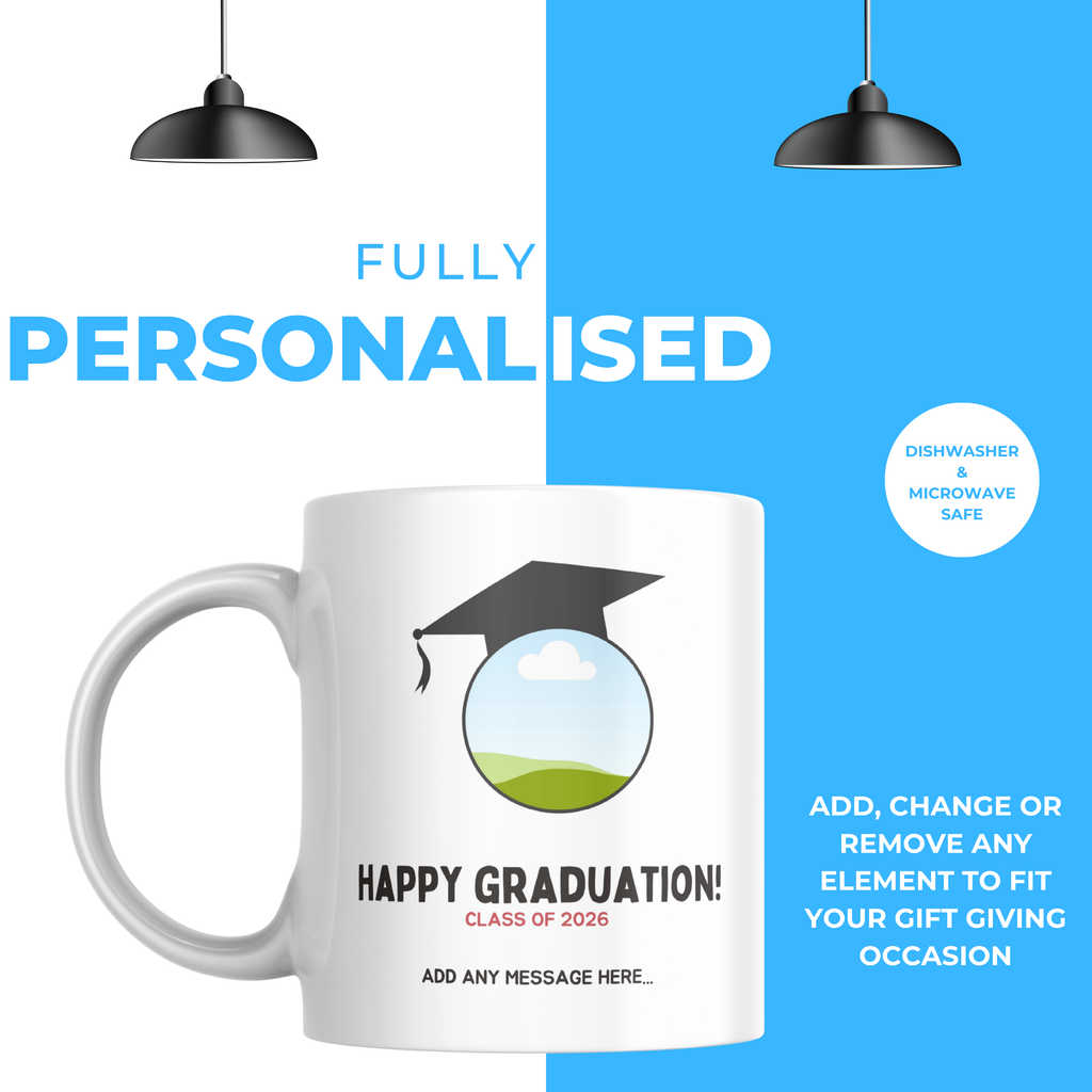 Graduation Photo Mug – personalisation information