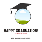 Graduation Photo Mug – original flat artwork