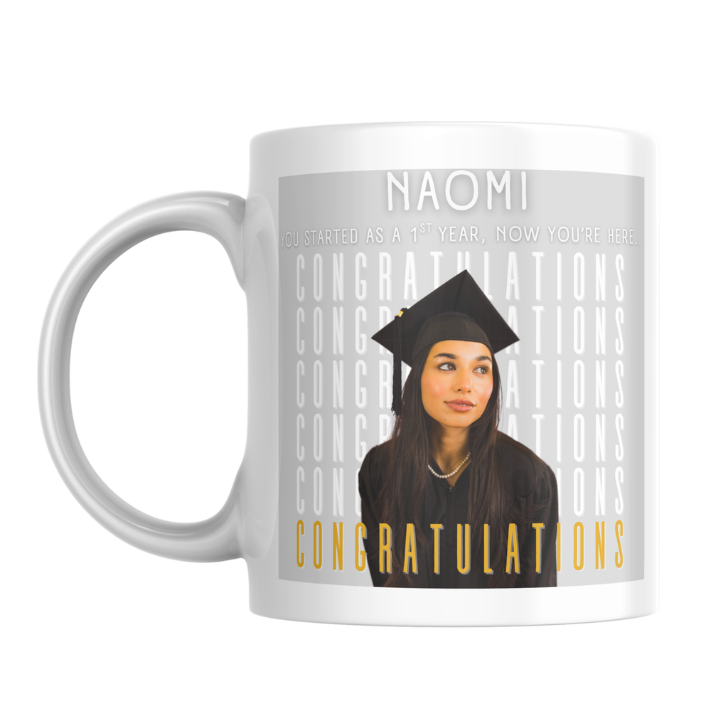 Graduation Photo Mug – front view