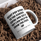 Grow Up Garden Centre Mug – gift presentation on paper packing