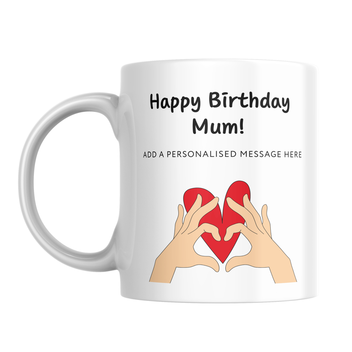Happy Birthday Mum Mug – front view
