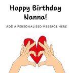 Happy Birthday Nanna Mug – original flat artwork