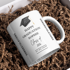 Happy Graduation Mug – gift presentation on paper packing