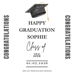 Happy Graduation Mug – original flat artwork