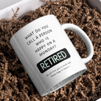Happy on a Monday Retired Mug – gift presentation on paper packing