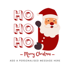Ho Ho Ho Santa Christmas Mug – original flat artwork