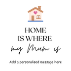 Home Is Where My Mum Is Mug – original flat artwork