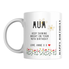Keep Shining Mum Birthday Mug – front view