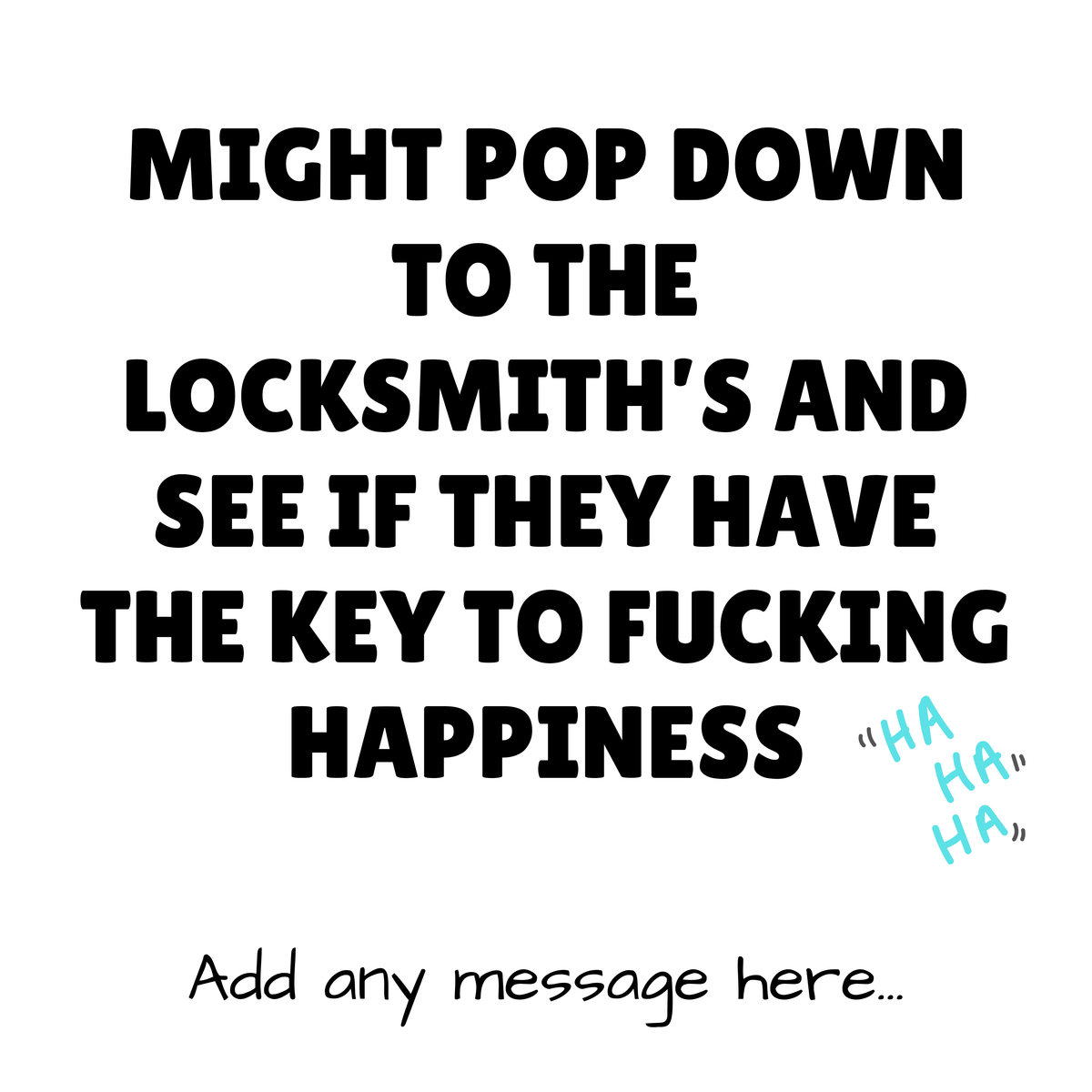 Key to Happiness Locksmith Mug – original flat artwork