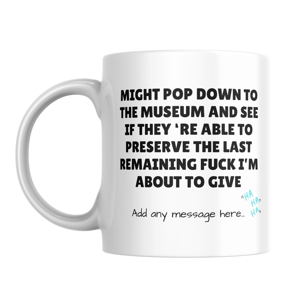 Last Remaining Care Museum Mug – front view