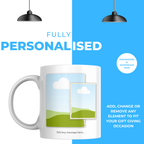 Layered Two Photo Mug – personalisation information
