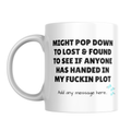 Lost My Plot Lost and Found Mug – front view