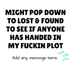Lost My Plot Lost and Found Mug – original flat artwork
