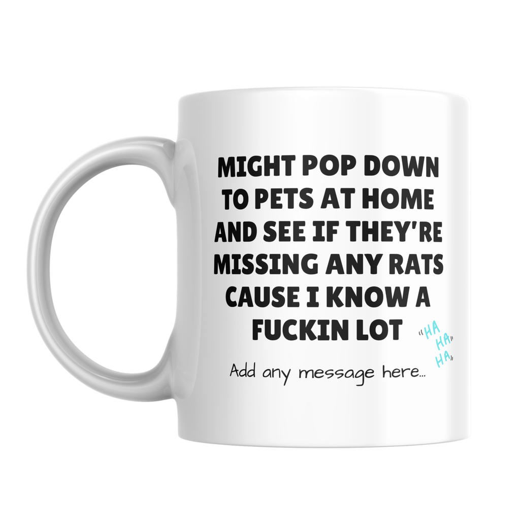 Missing Rats Pet Shop Mug – front view
