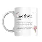 Mother Definition Mug – front view