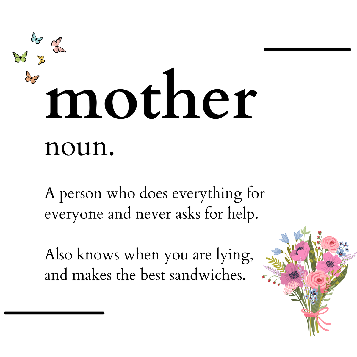 Mother Definition Mug – original flat artwork
