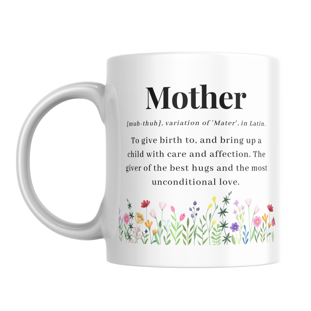 Mother Definition Mug – front view