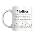Mother Definition Mug – front view