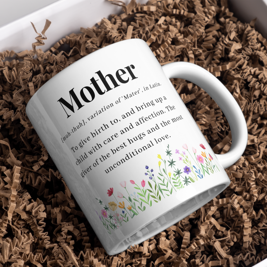 Mother Definition Mug – gift presentation on paper packing