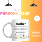 Mother Definition Mug – personalisation information