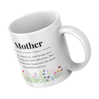 Mother Definition Mug – angled view