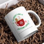 Mug of Christmas Cheer Mug – gift presentation on paper packing