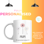 Mum Mug – personalisation information