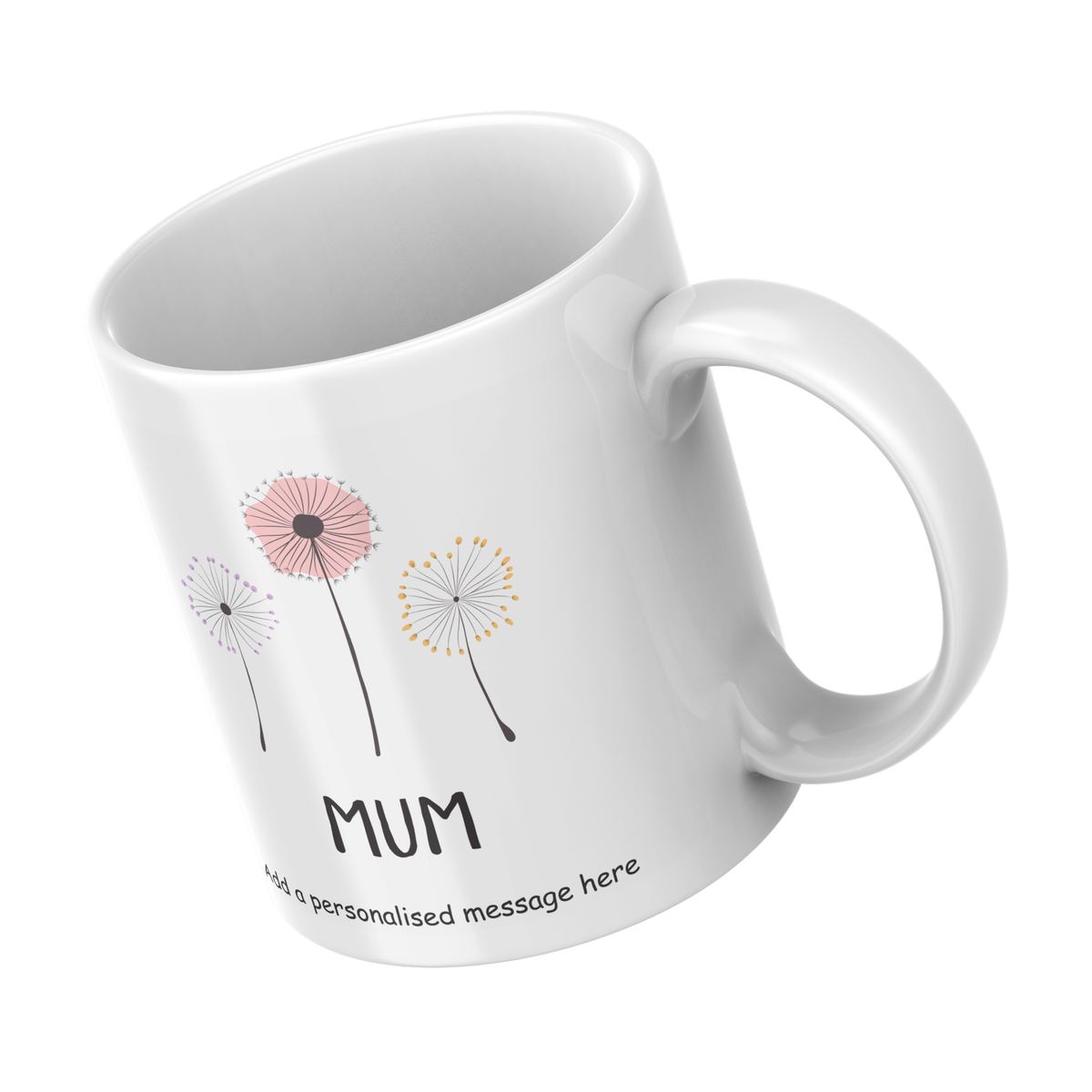 Mum Mug – angled view
