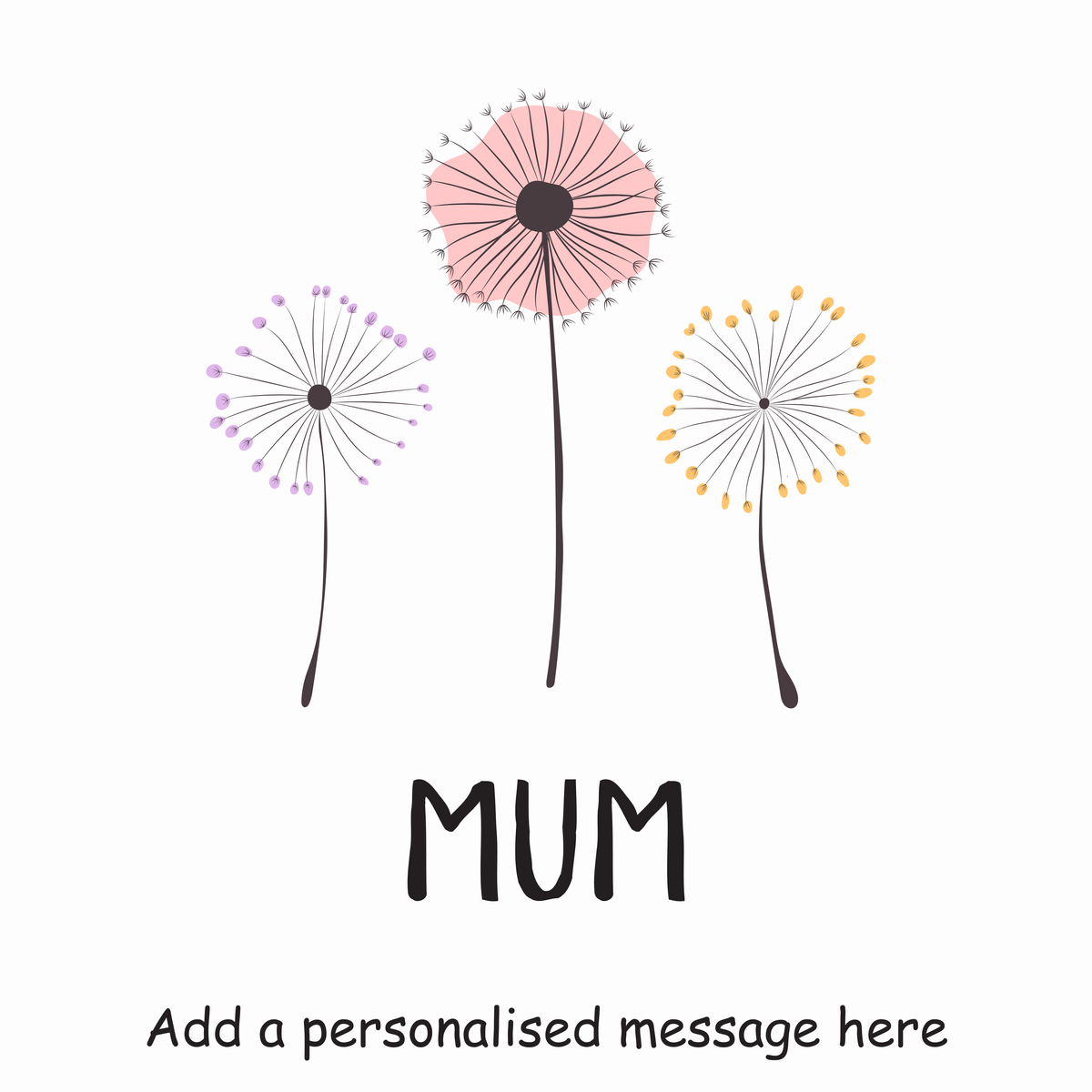 Mum Mug – original flat artwork