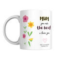 Mum You Are the Best Mug – front view