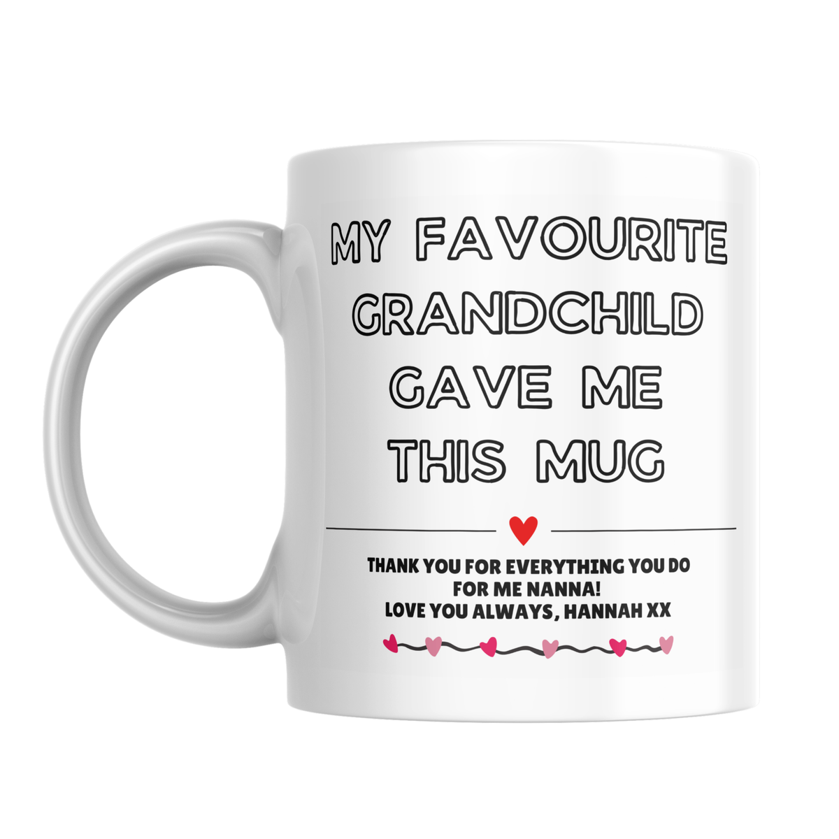 My Favourite Grandchild Gave Me This Mug – front view