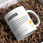 Nanna Definition Mug – gift presentation on paper packing