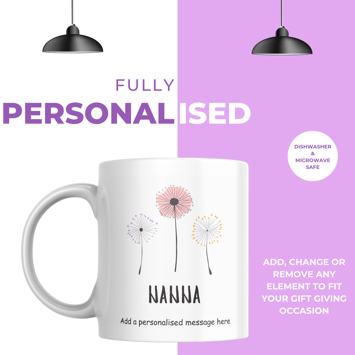 Nanna Mug – personalisation information