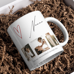 Nanna Photo Collage Mug – gift presentation on paper packing