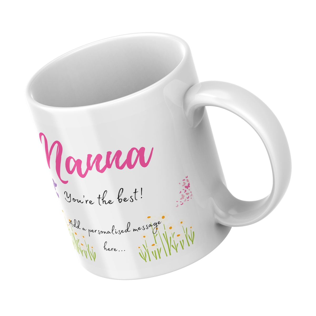 Nanna You’re the Best Mug – angled view