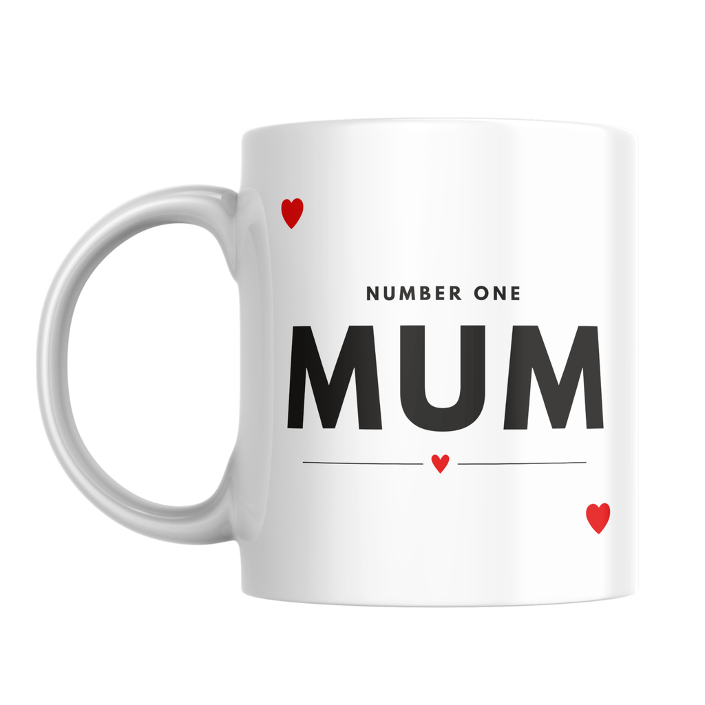 Number One Mum Mug – front view