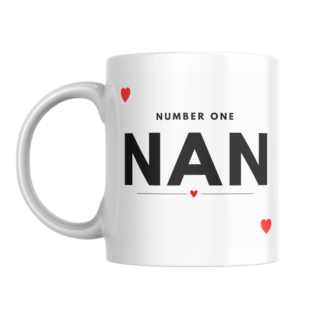 Number One Nan Mug – front view