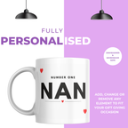Number One Nan Mug – personalisation information