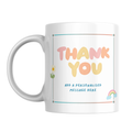 Pastel Thank You Mug – front view