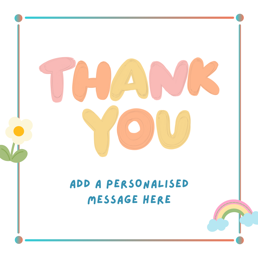 Pastel Thank You Mug – original flat artwork