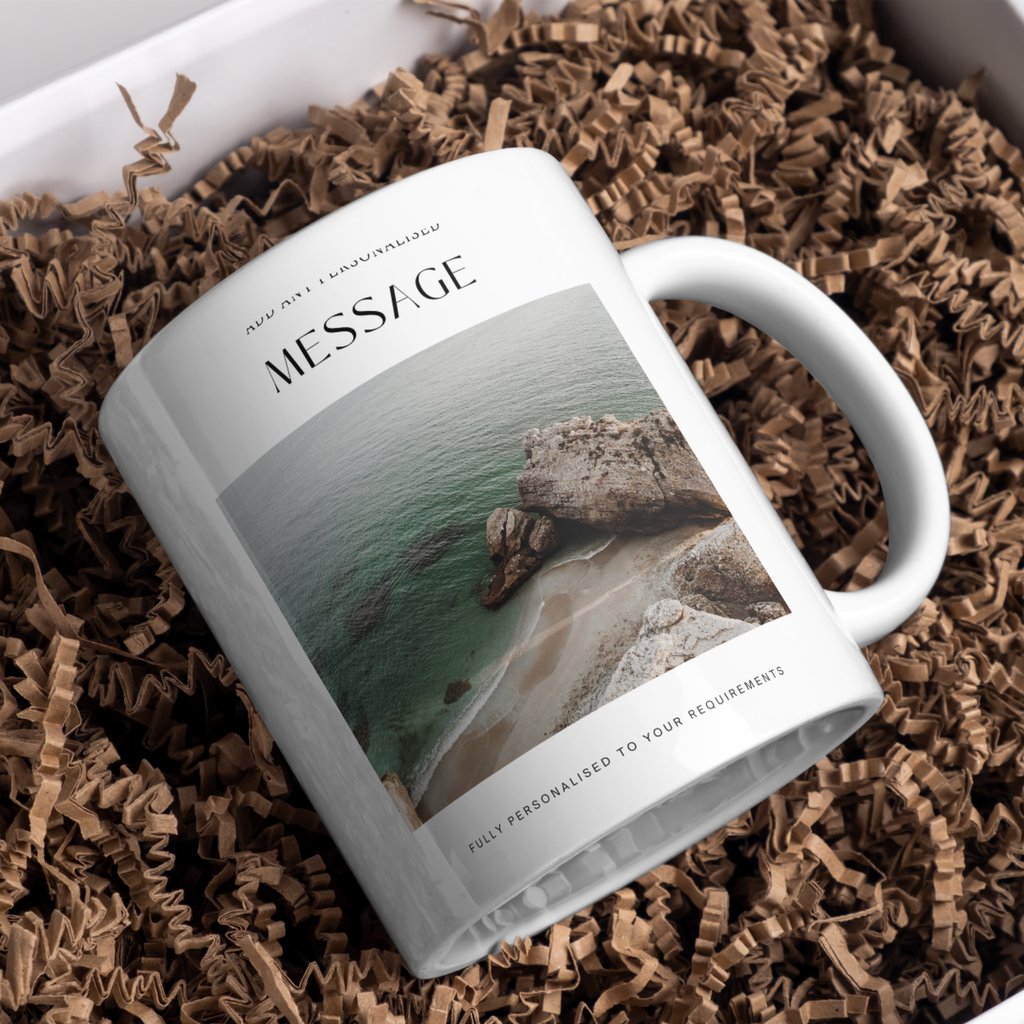 Photo and Message Mug – gift presentation with example photos