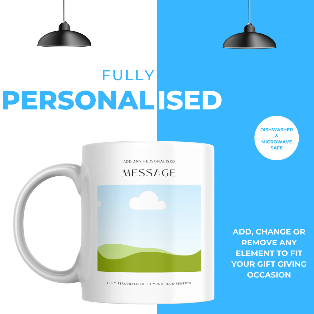 Photo and Message Mug – personalisation information