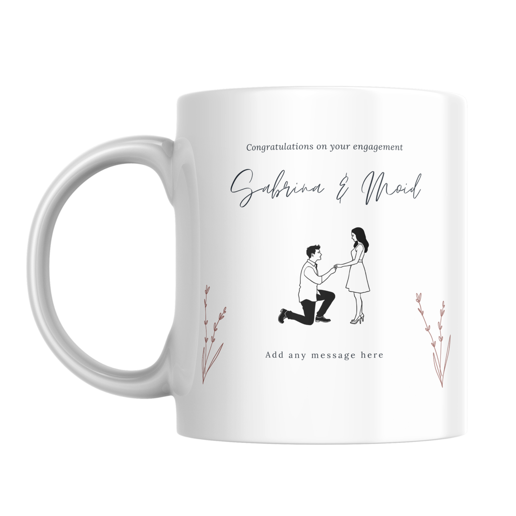 Proposal Illustration Engagement Mug – front view