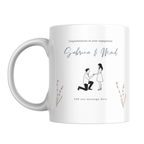 Proposal Illustration Engagement Mug – front view