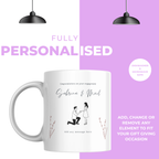 Proposal Illustration Engagement Mug – personalisation information